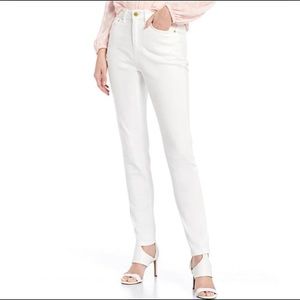 White Michael Kors Tapered Jeans - Size 6P